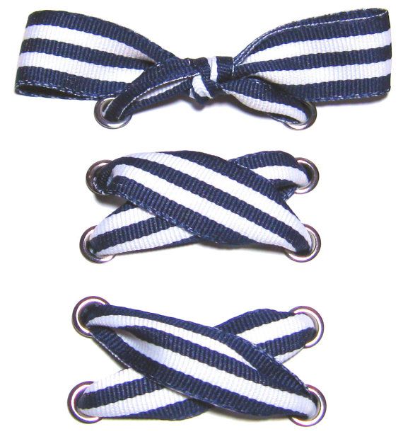 Detail White Ribbon Shoelaces Nomer 35