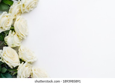 Detail White Roses Background Nomer 37