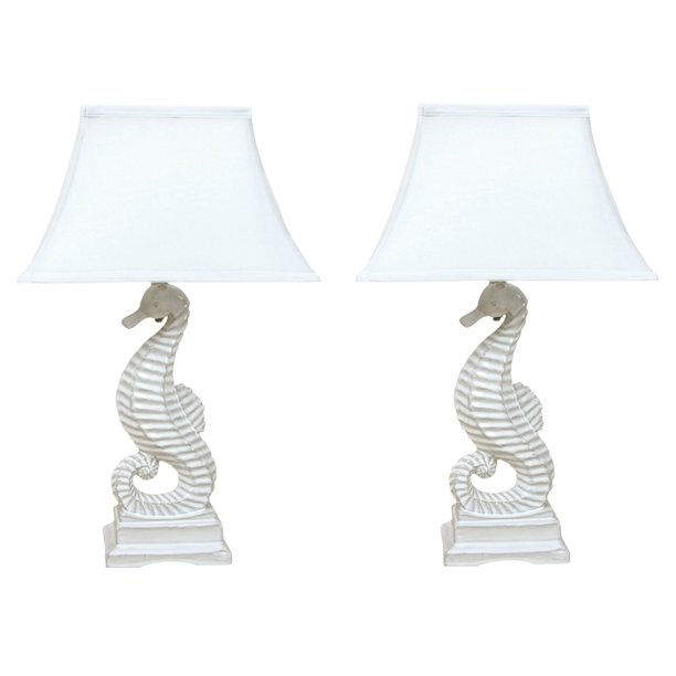 Detail White Seahorse Lamp Nomer 40