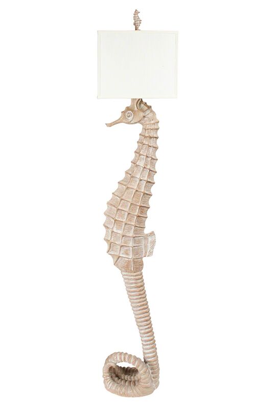 Detail White Seahorse Lamp Nomer 44