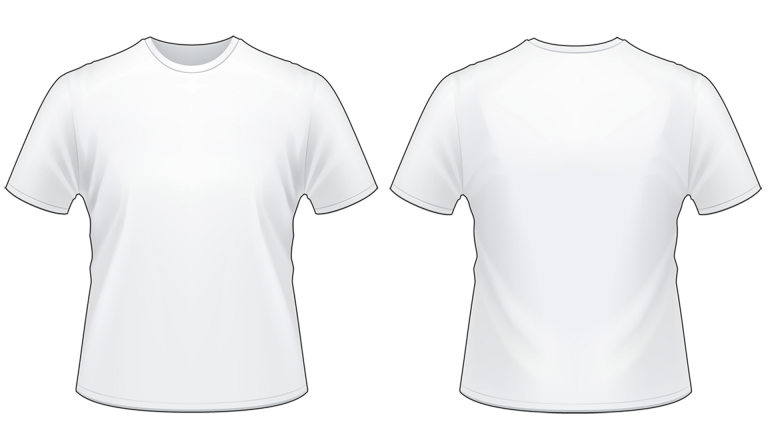 Detail White Shirt Template Png Nomer 12