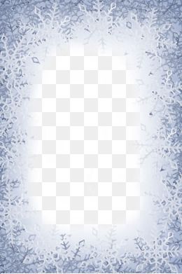 Detail White Snowflake Border Png Nomer 17
