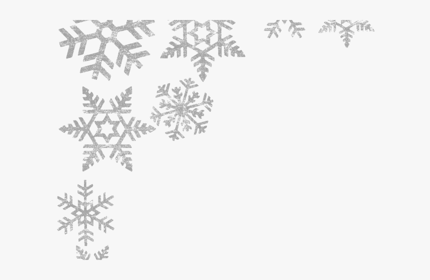 Detail White Snowflake Border Png Nomer 29