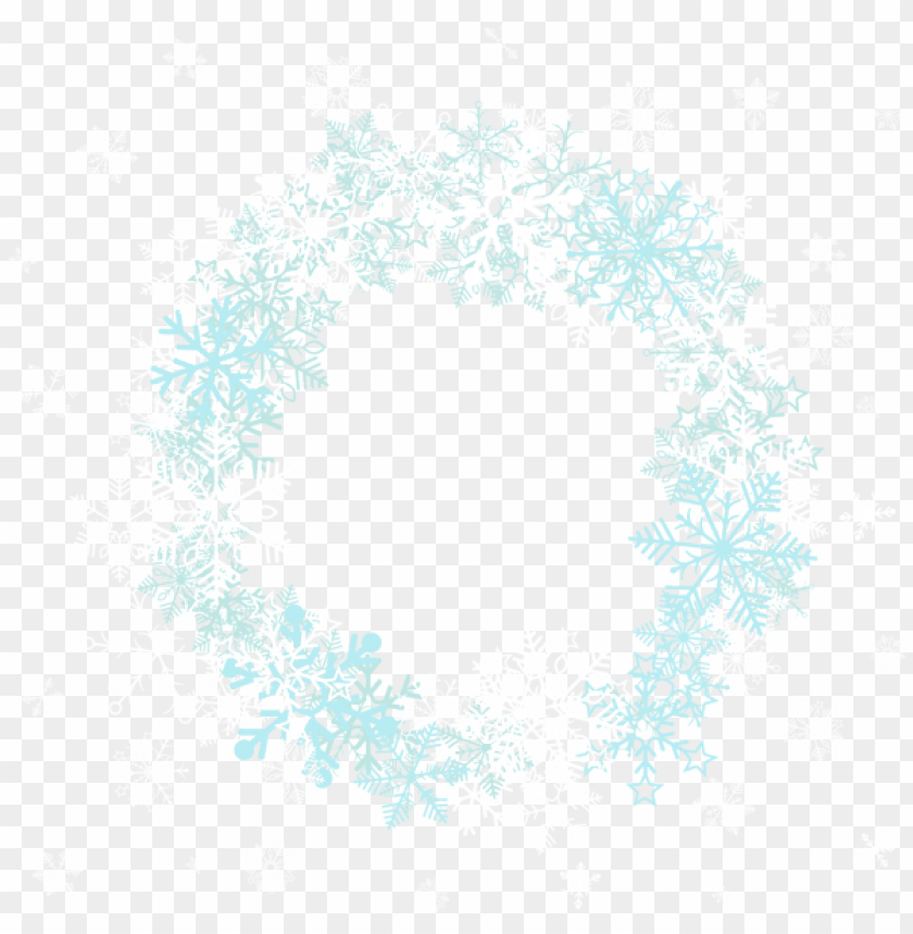 Detail White Snowflake Border Png Nomer 35