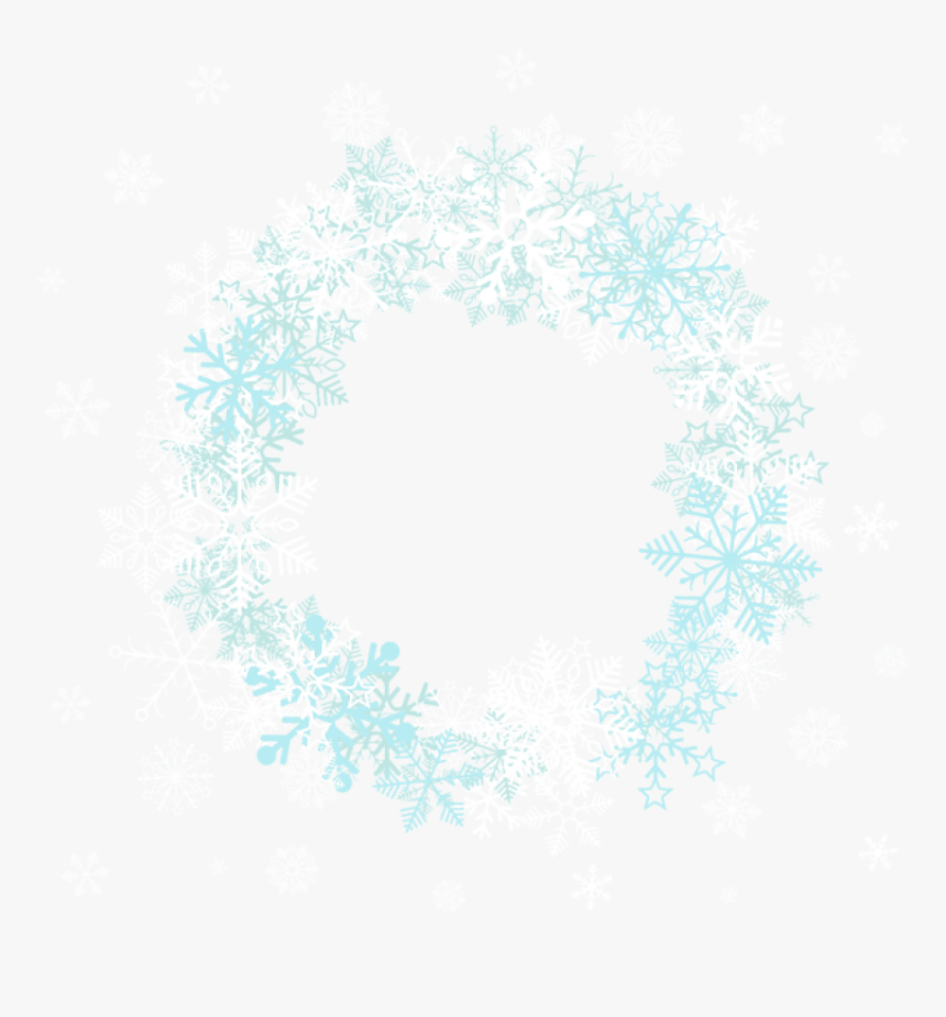 Detail White Snowflake Border Png Nomer 48