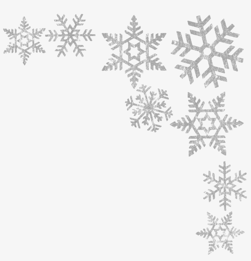 Detail White Snowflake Border Png Nomer 51