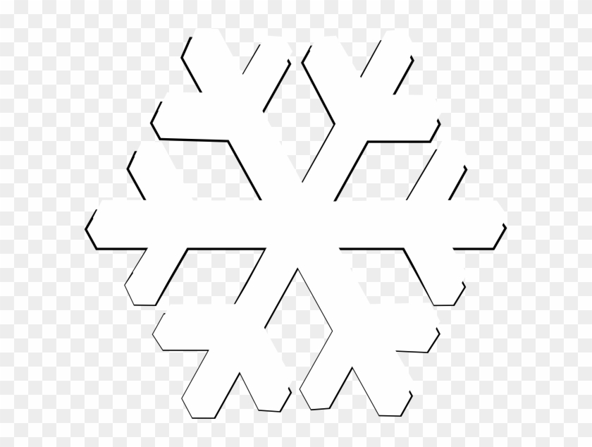 Detail White Snowflake Clipart Clear Background Nomer 18