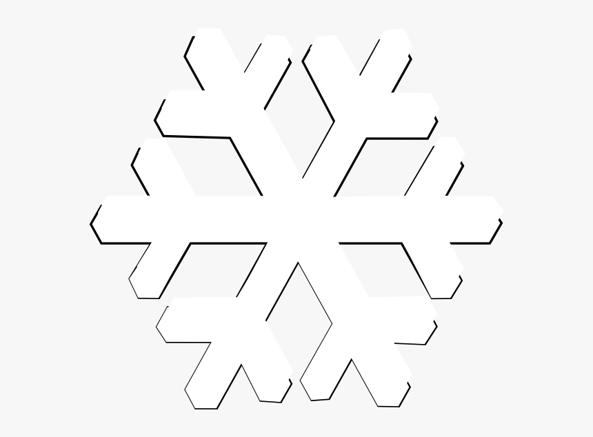 Detail White Snowflake Clipart Clear Background Nomer 2