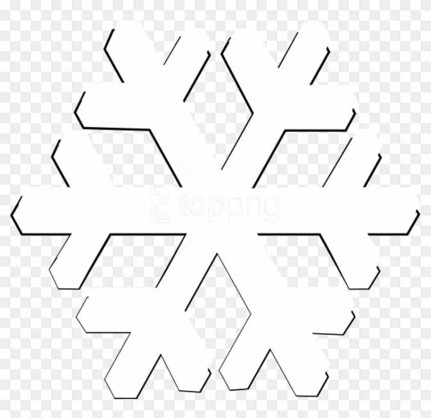 Detail White Snowflake Clipart Clear Background Nomer 4