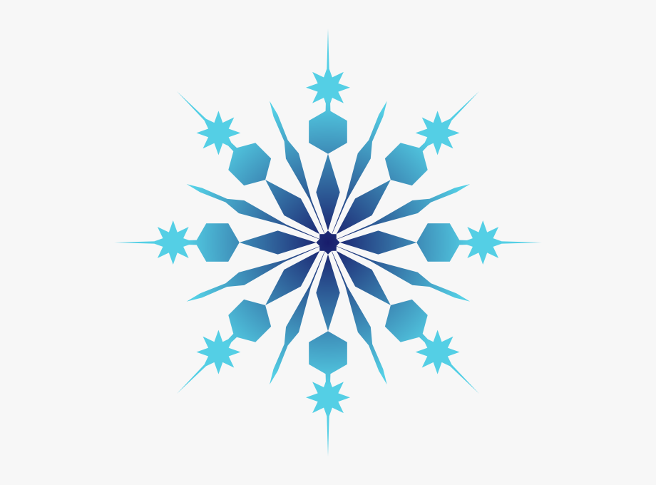 Detail White Snowflake Clipart Clear Background Nomer 40