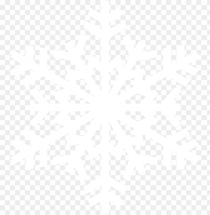 Detail White Snowflake Clipart Clear Background Nomer 6
