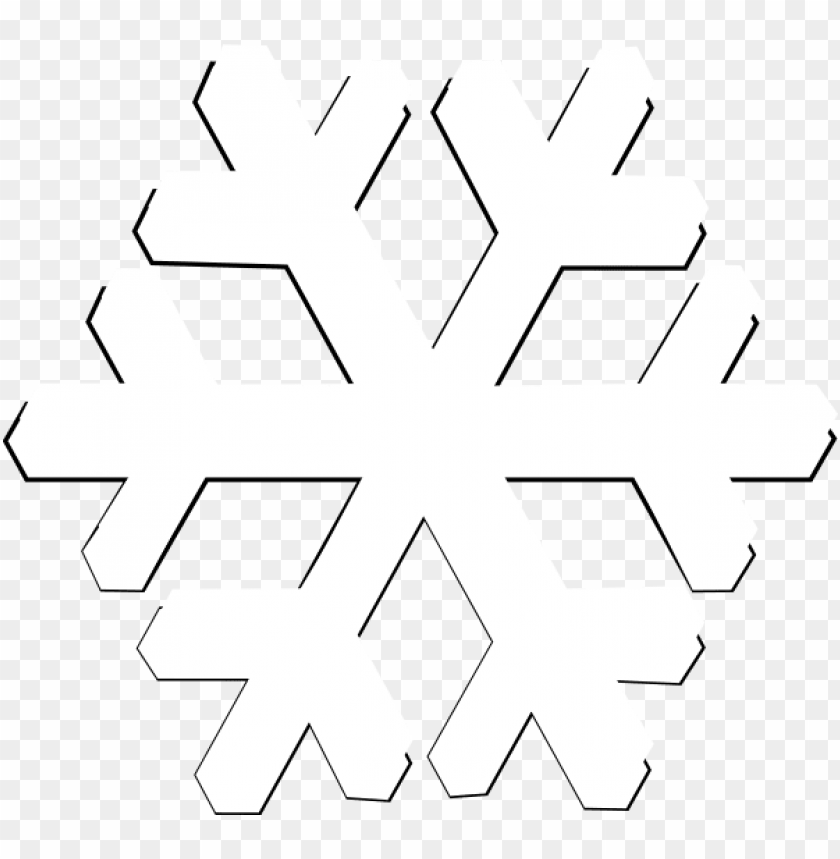 Detail White Snowflake Transparent Nomer 12