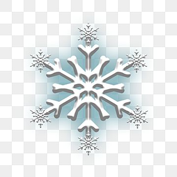 Detail White Snowflake Transparent Nomer 36