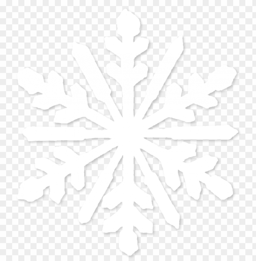 Detail White Snowflake Transparent Nomer 44