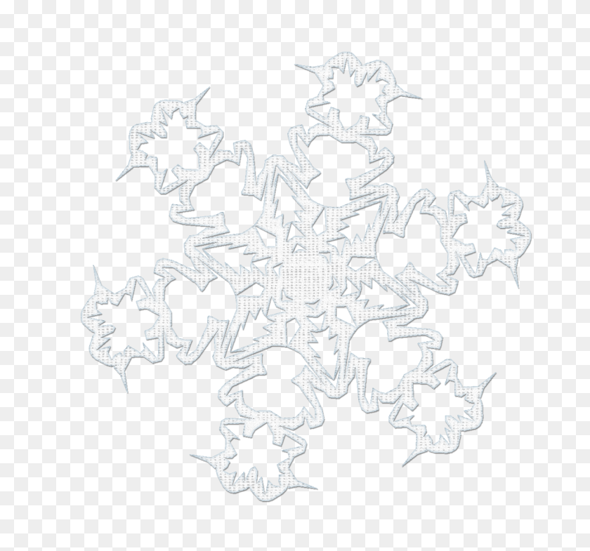 Detail White Snowflake Transparent Nomer 6