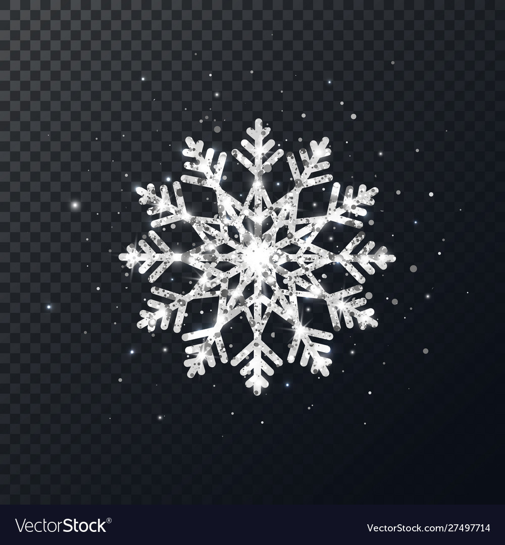 Detail White Snowflake Transparent Background Nomer 37