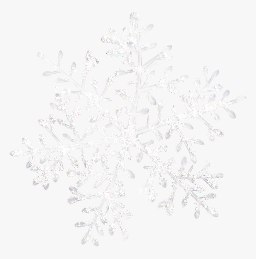 Detail White Snowflake Transparent Background Nomer 52