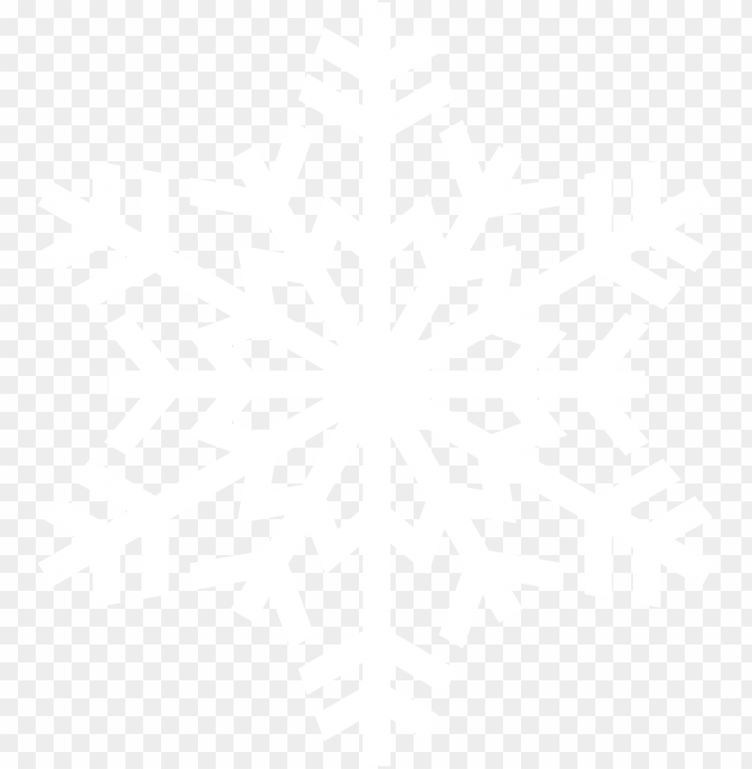 Detail White Snowflakes Clipart Transparent Background Nomer 10