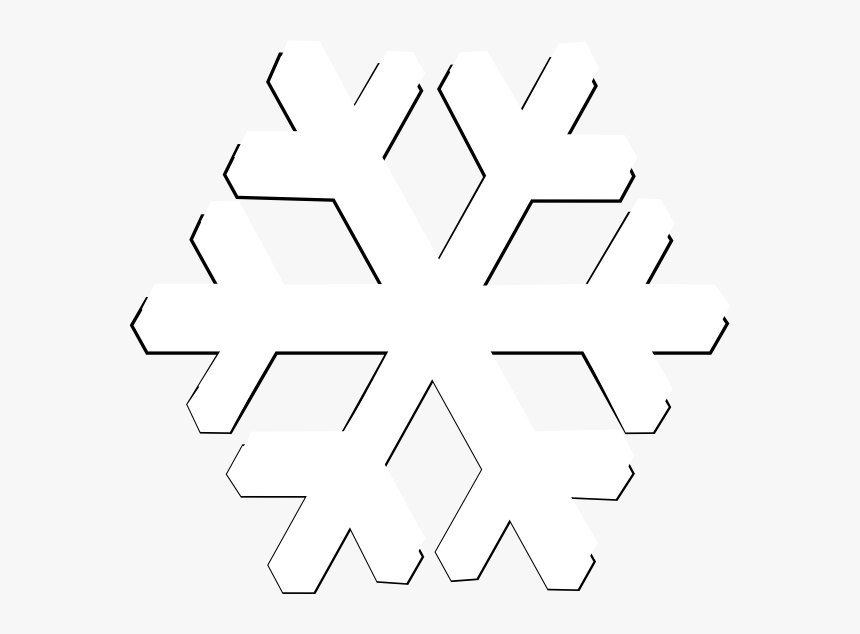 Detail White Snowflakes Clipart Transparent Background Nomer 2