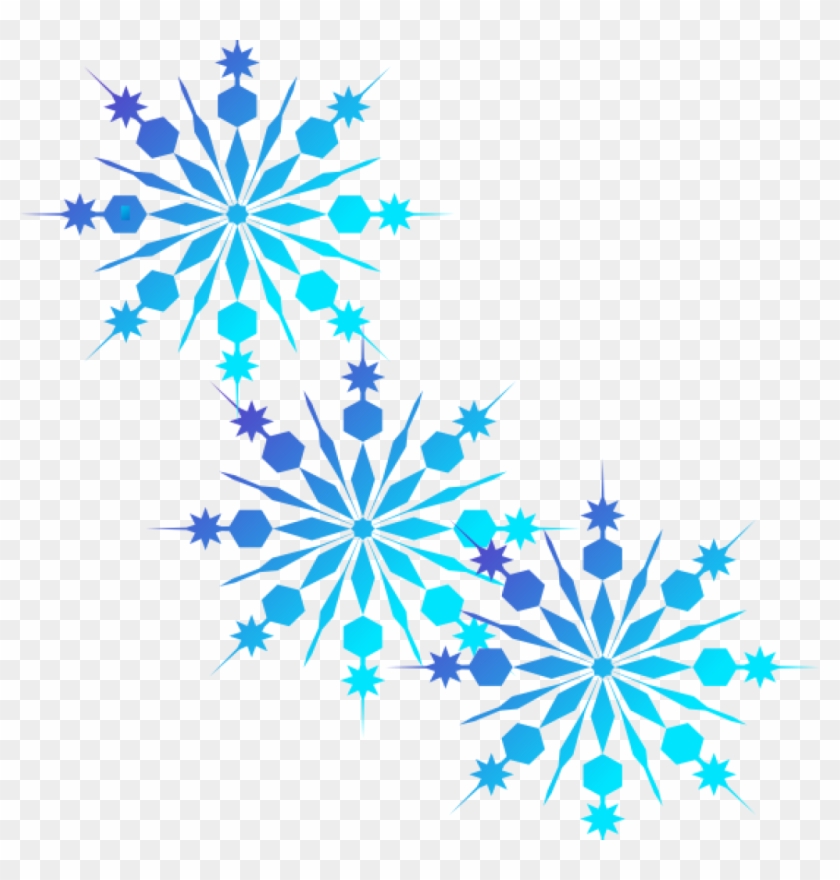 Detail White Snowflakes Clipart Transparent Background Nomer 27