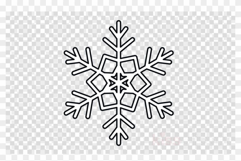 Detail White Snowflakes Clipart Transparent Background Nomer 35