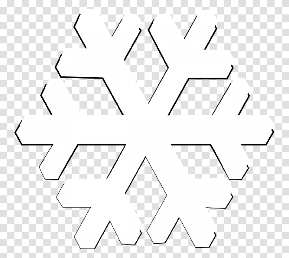 Detail White Snowflakes No Background Nomer 11