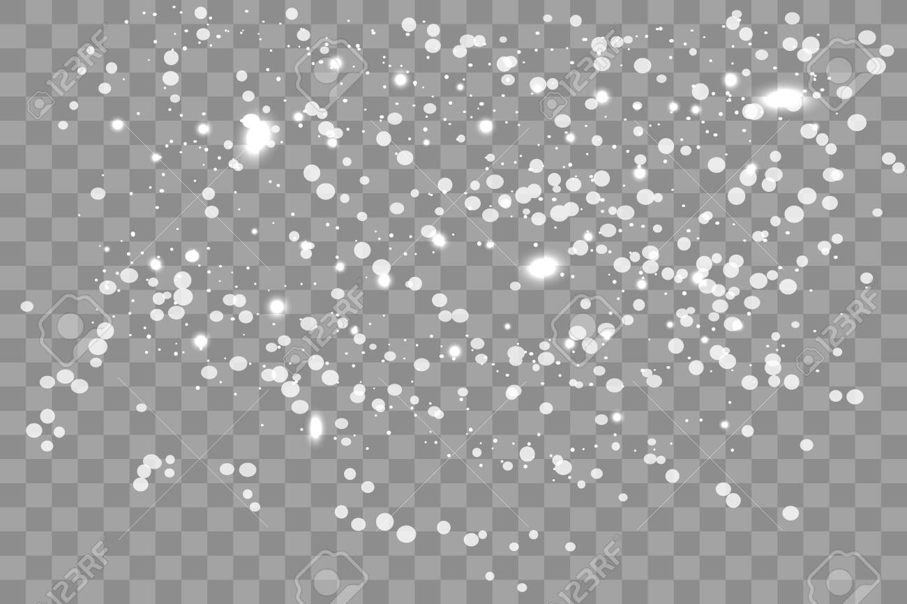 Detail White Snowflakes No Background Nomer 14