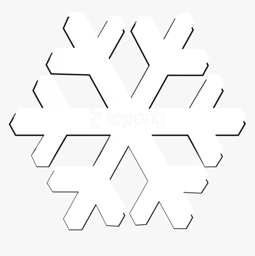 Detail White Snowflakes No Background Nomer 3