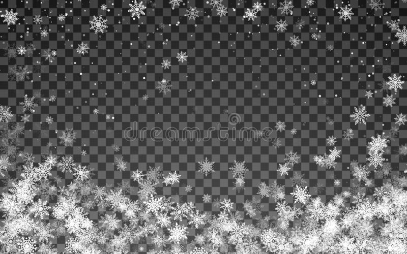 Detail White Snowflakes No Background Nomer 34