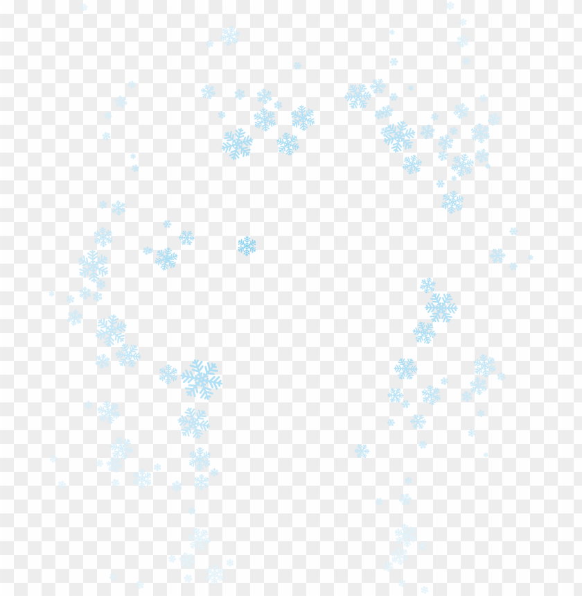 Detail White Snowflakes Transparent Background Nomer 18