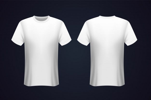 White T Shirt Png Front And Back - KibrisPDR