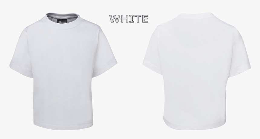 Detail White T Shirt Png Front And Back Nomer 5