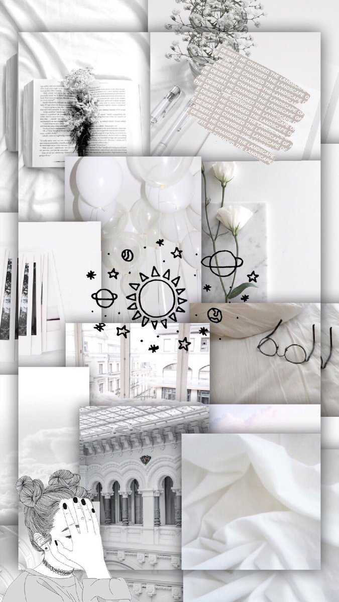 Detail White Wallpaper Aesthetic Nomer 13