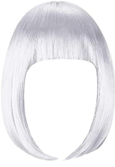 Detail White Wig Png Nomer 19