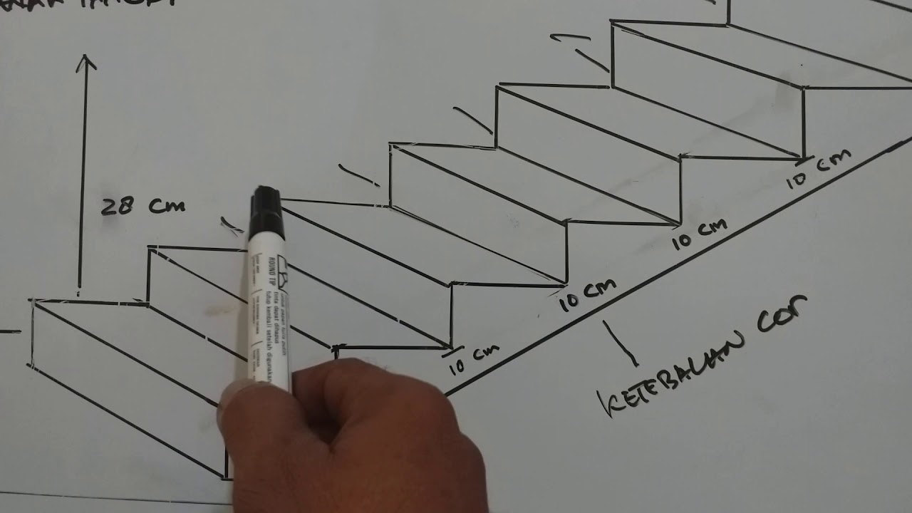 Detail Sketsa Gambar Tangga Nomer 31