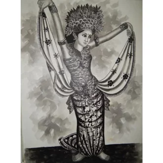 Detail Sketsa Gambar Tari Bali Nomer 38