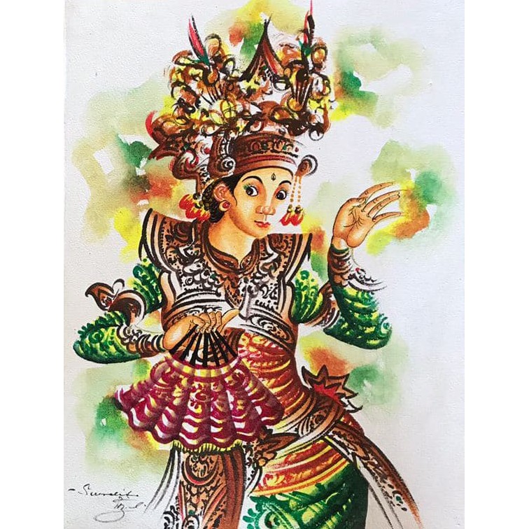 Detail Sketsa Gambar Tari Bali Nomer 42