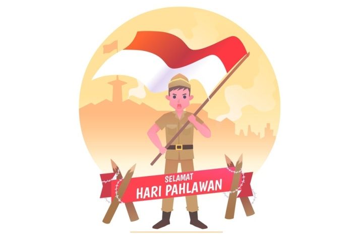 Detail Sketsa Gambar Tema Hari Pahlawan Nomer 51