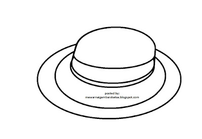 Detail Sketsa Gambar Topi Nomer 13