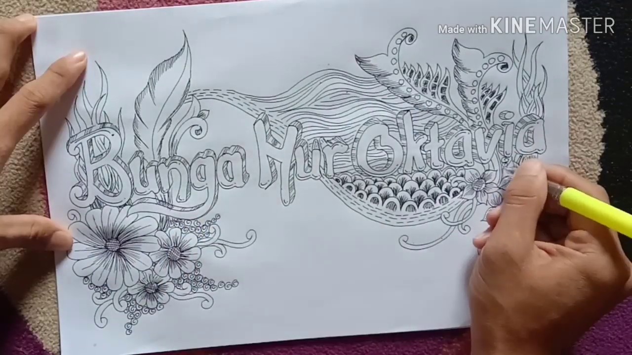 Detail Sketsa Gambar Tulisan Keren Nomer 18