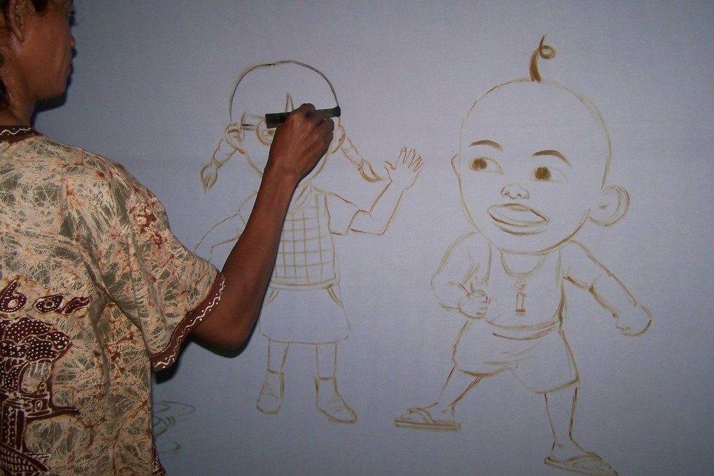 Detail Sketsa Gambar Upin Ipin Nomer 45