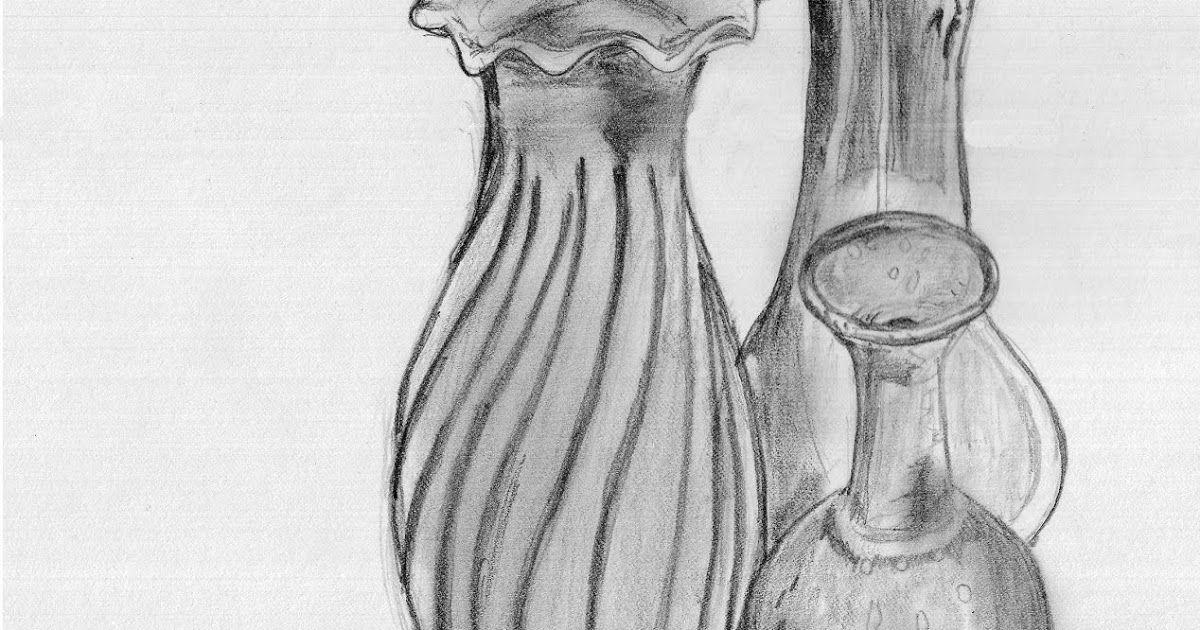 Detail Sketsa Gambar Vas Bunga 3 Dimensi Nomer 12