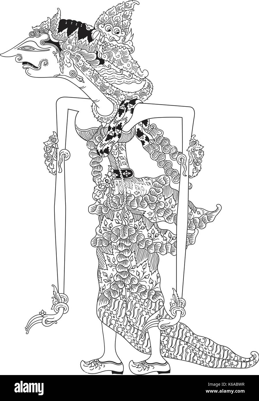 Detail Sketsa Gambar Wayang Nomer 57