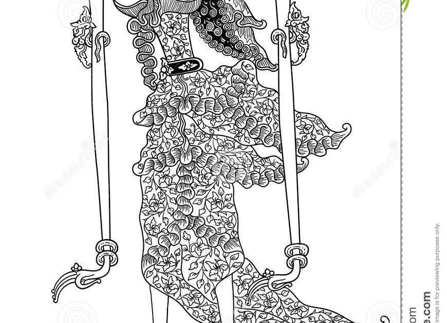 Detail Sketsa Gambar Wayang Arjuna Nomer 38