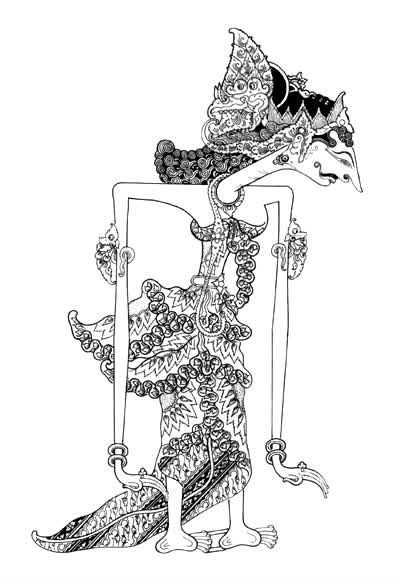 Detail Sketsa Gambar Wayang Arjuna Nomer 43