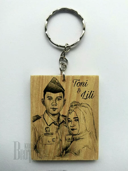 Detail Sketsa Gantungan Kunci Nomer 13
