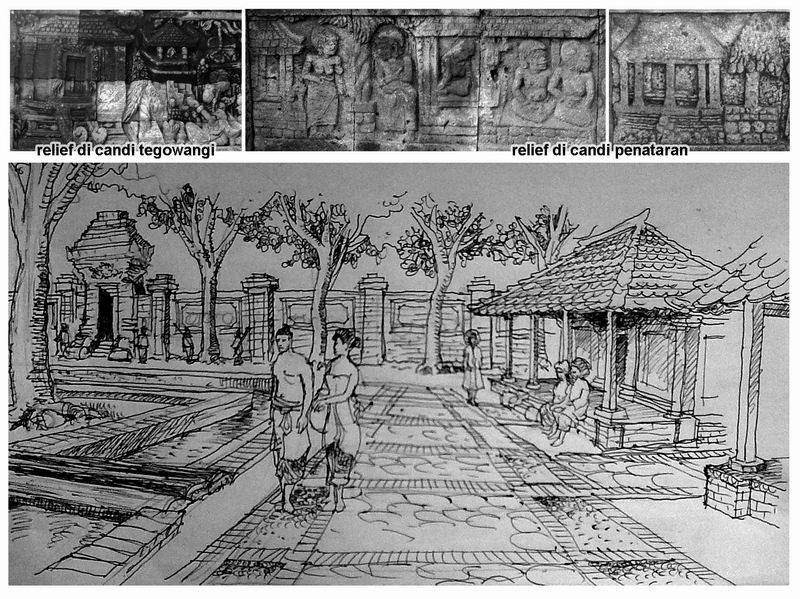 Detail Sketsa Gapura Bali Nomer 49