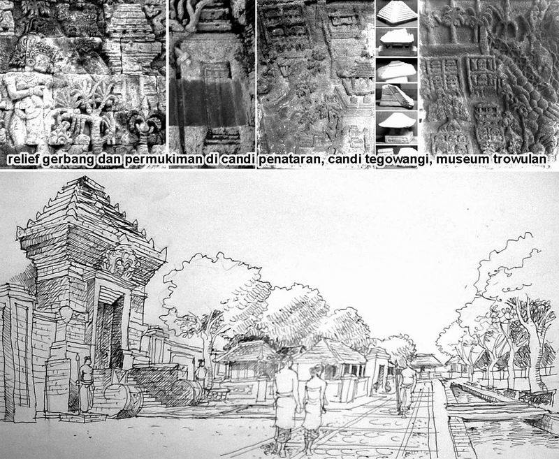 Detail Sketsa Gapura Bali Nomer 51