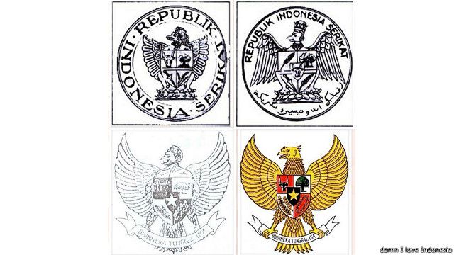 Detail Sketsa Garuda Pancasila Nomer 25