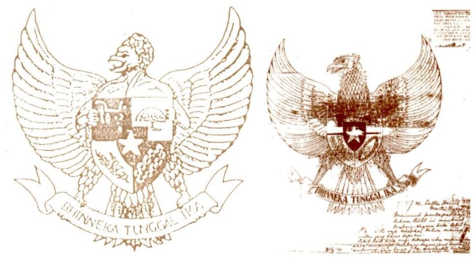 Detail Sketsa Garuda Pancasila Nomer 28